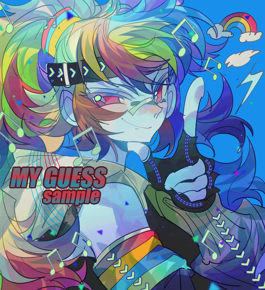 rainbow dash (my little pony and 2 more) drawn by anyimo85691