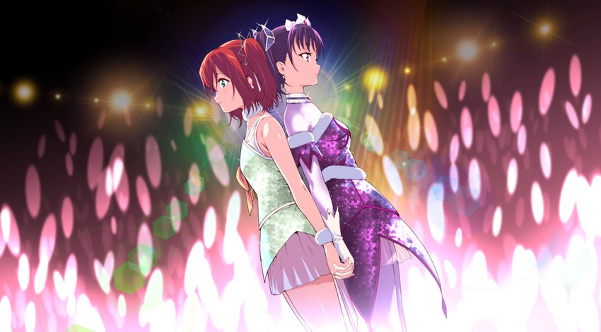 kurosawa ruby and kazuno leah (love live! and 1 more) drawn by jyura
