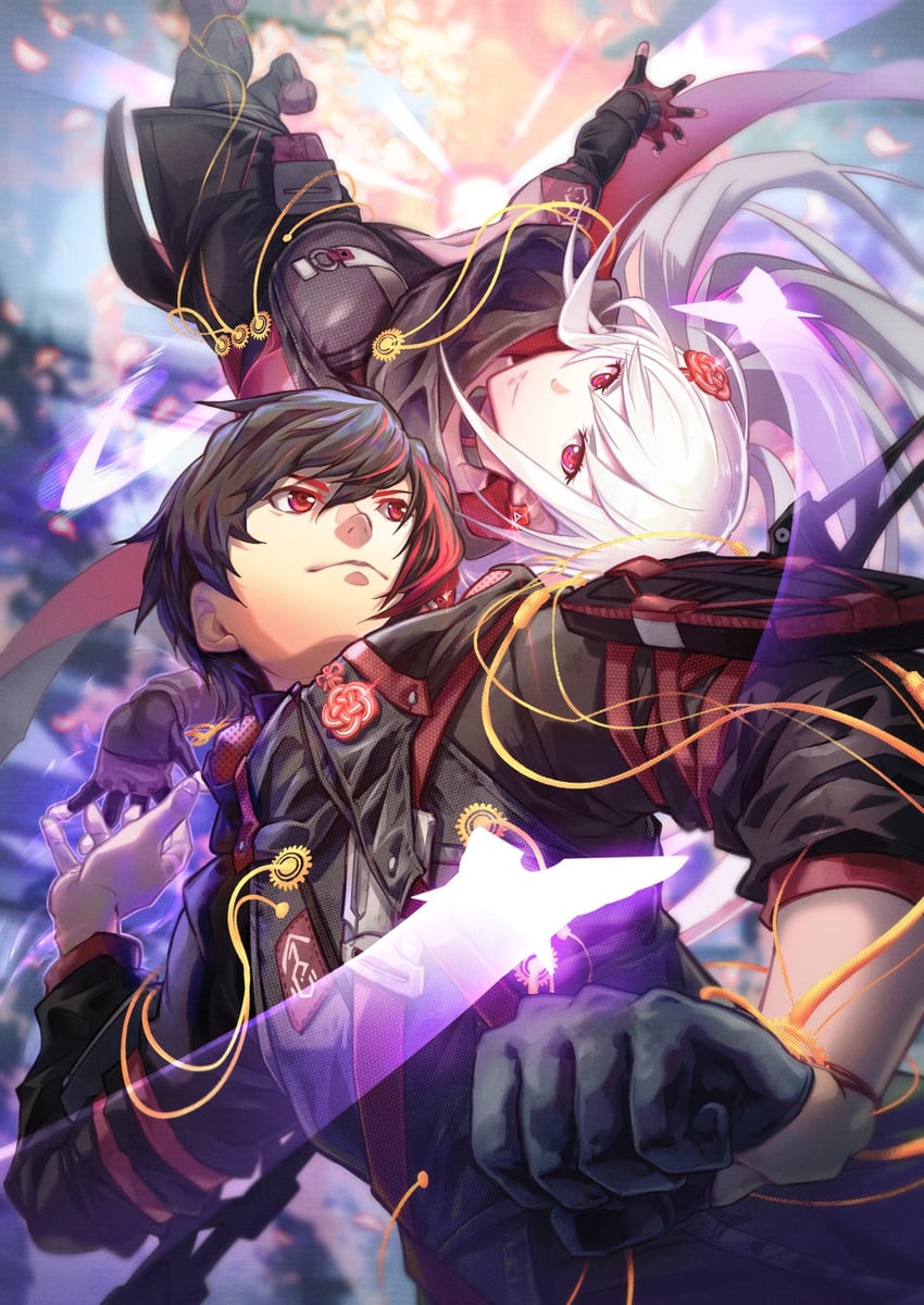 kasane randall and sumeragi yuito (scarlet nexus) drawn by ootsuno_kei