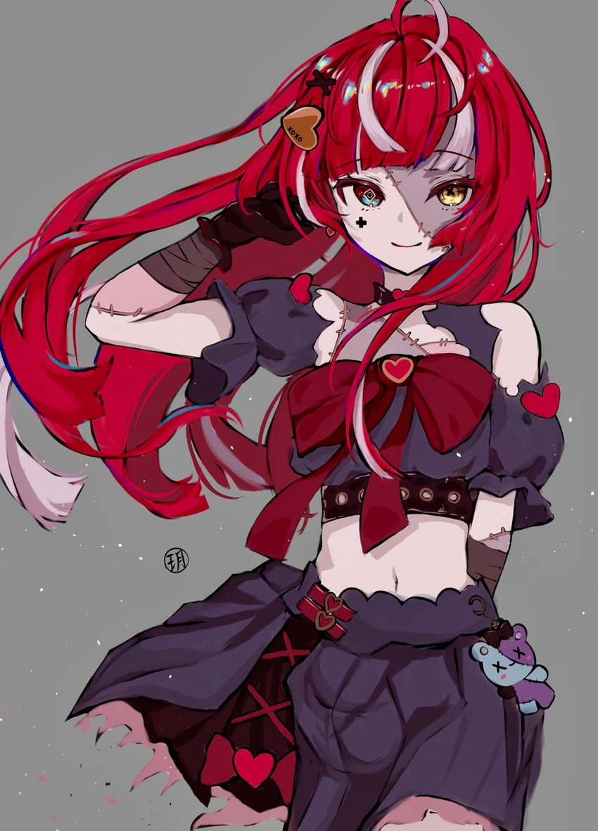 kureiji ollie and udin (hololive and 1 more) drawn by yueling