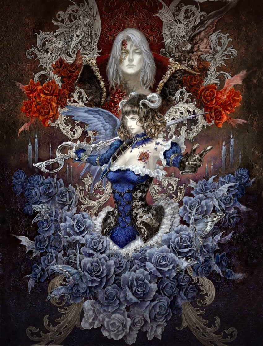 miriam and gebel (bloodstained: ritual of the night) drawn by kojima_ayami