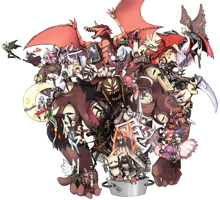 swordsman, deviruchi, succubus, loli ruri, dark shadow, and 57 more (ragnarok online) drawn by negi_mugiya