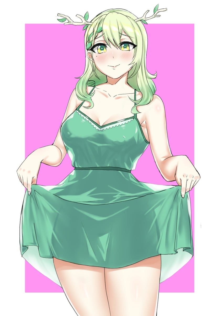 ceres fauna (hololive and 1 more) drawn by yomone
