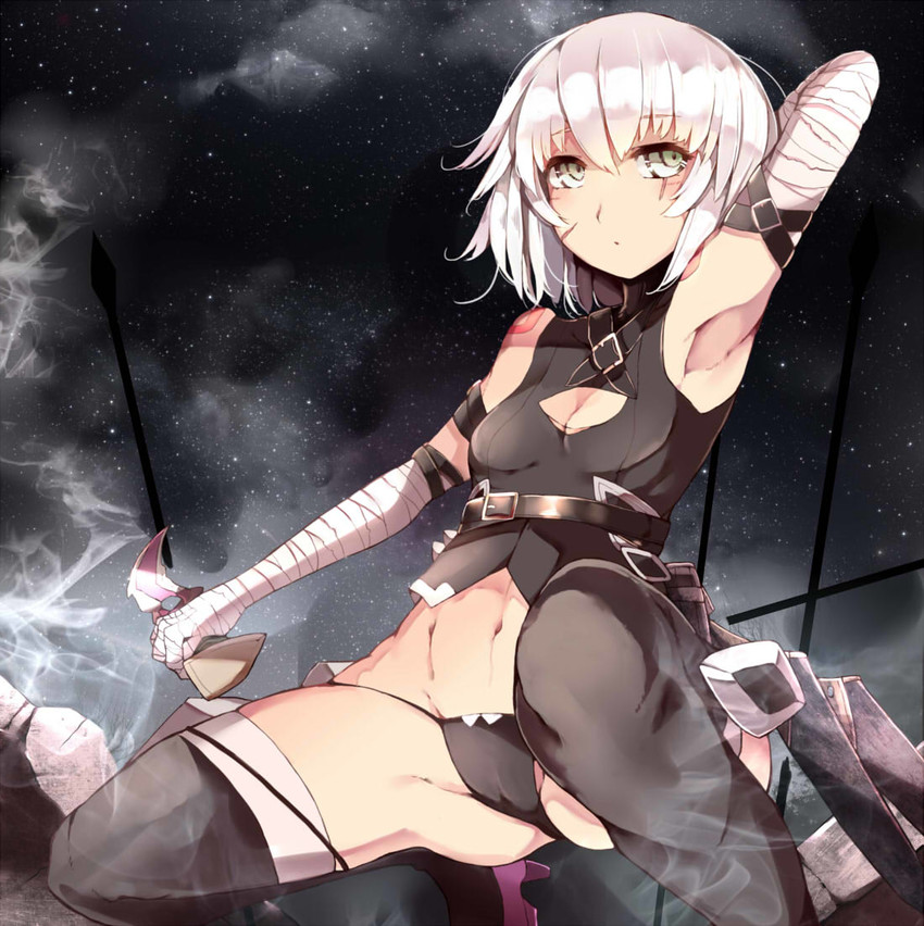 jack the ripper (fate and 2 more) drawn by kyuu_(plastic_night_q)