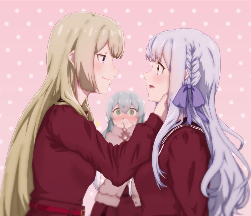 kon kanaho, miyagawa takane, and toki kureha (assault lily) drawn by kashinoshi