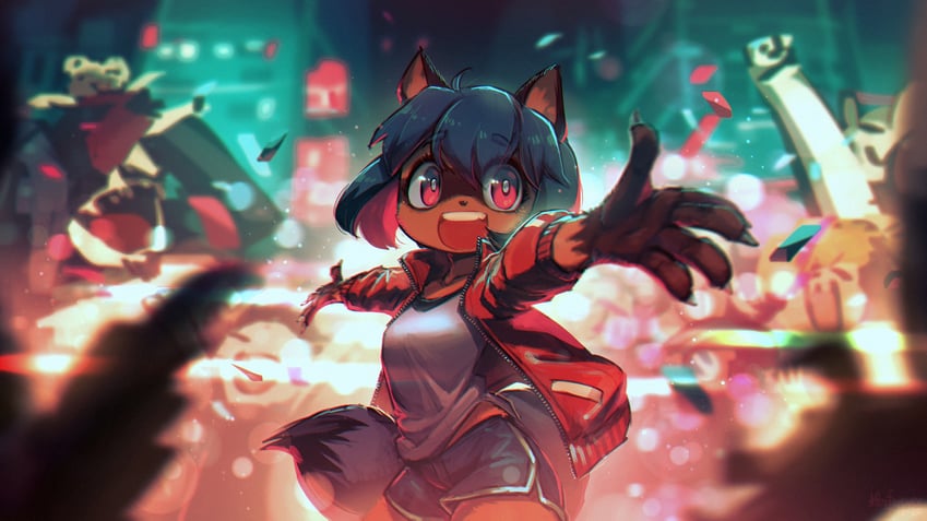 kagemori michiru (brand new animal) drawn by porforever