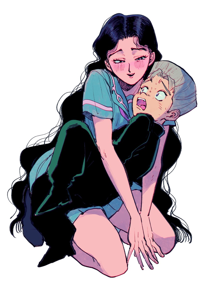 hirose koichi and yamagishi yukako (jojo no kimyou na bouken and 1 more) drawn by oniyama831