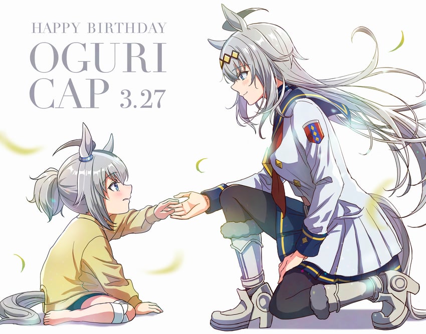 oguri cap (umamusume and 1 more) drawn by sashiumito