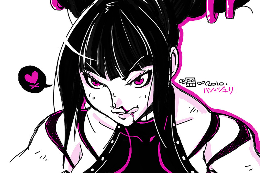 han juri (street fighter and 1 more) drawn by crybringer