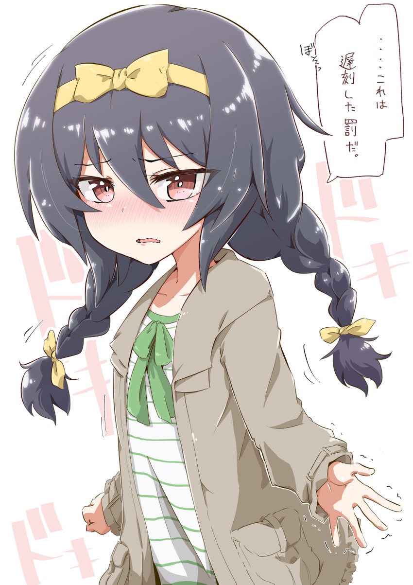 reizei mako (girls und panzer) drawn by bob_(you-u-kai)