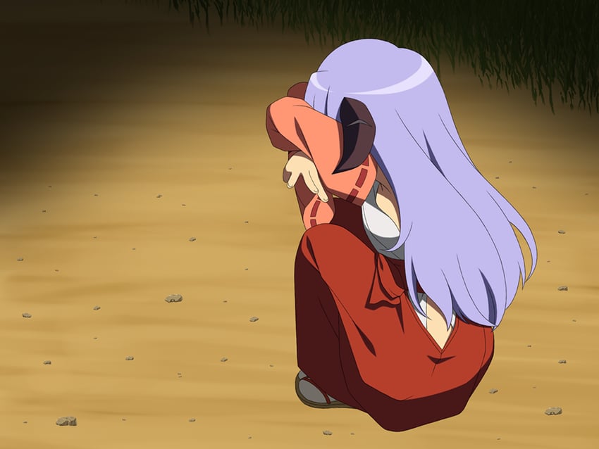 hanyuu (higurashi no naku koro ni) drawn by gaou_(babel)