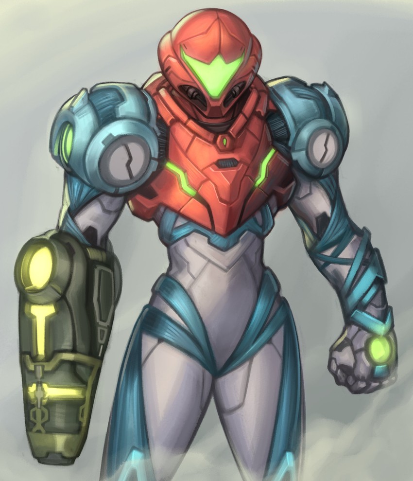 samus aran (metroid and 1 more) drawn by kelvin_hiu