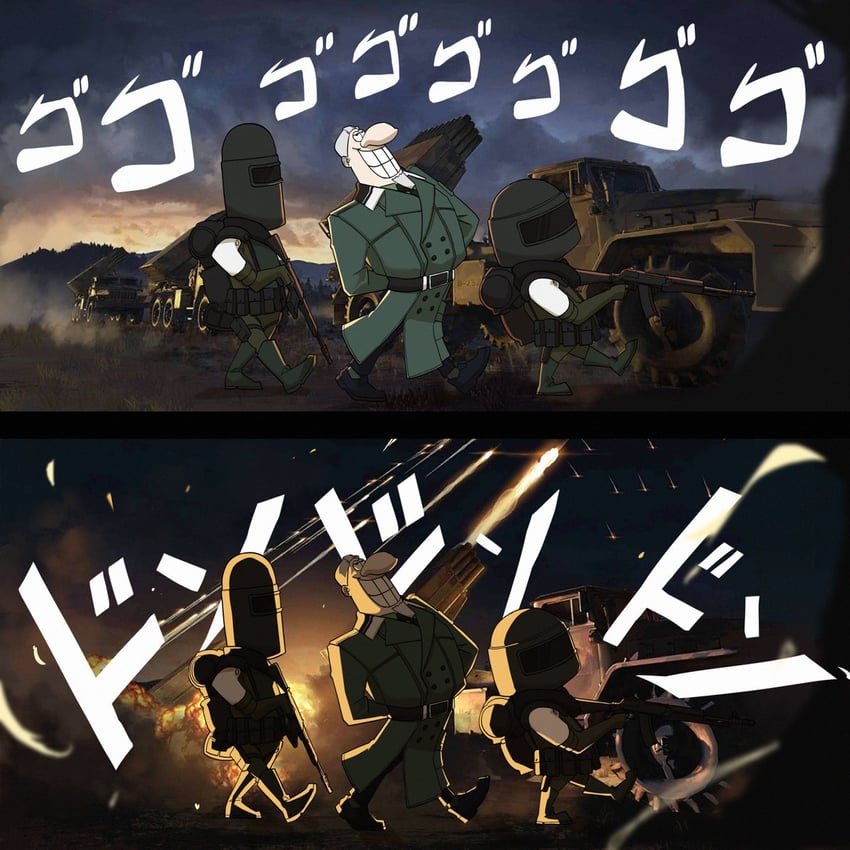 general carter (girls' frontline and 1 more) drawn by variasii