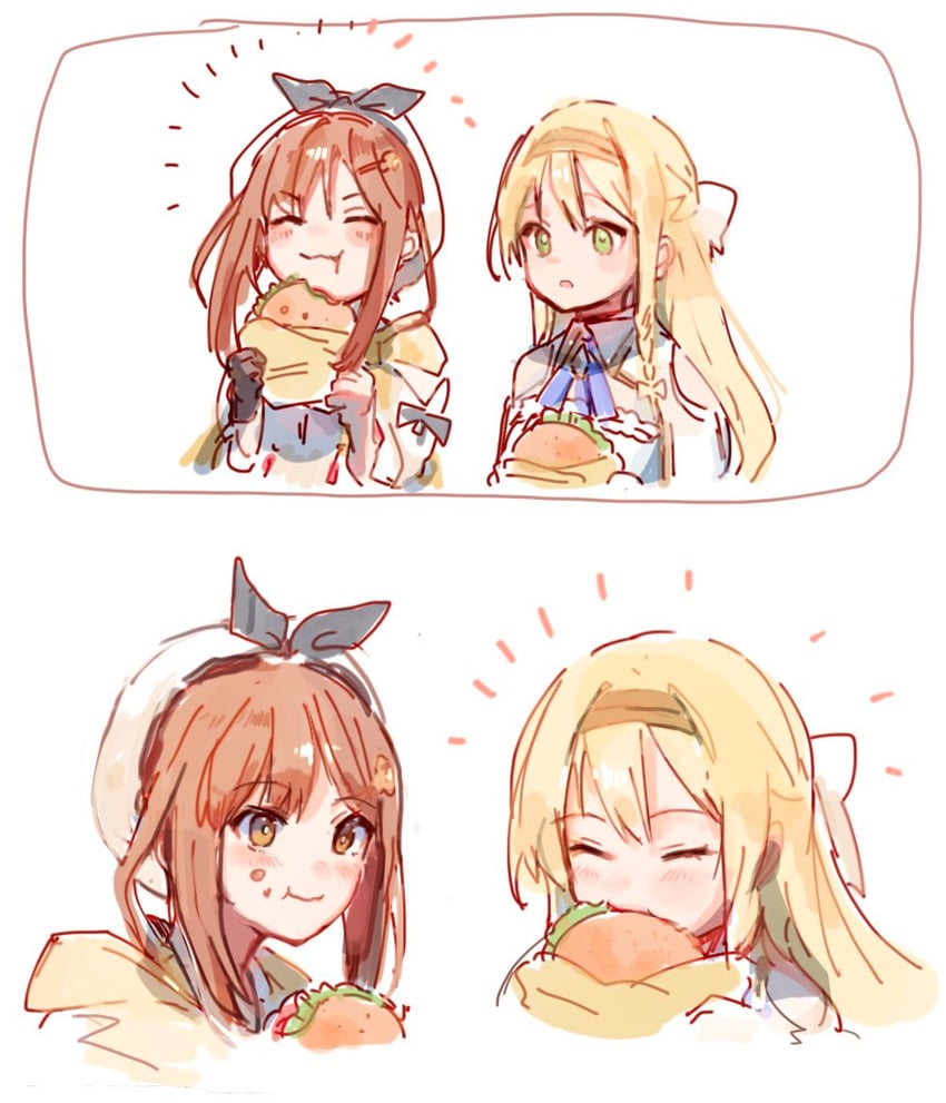 reisalin stout and klaudia valentz (atelier and 2 more) drawn by le21day