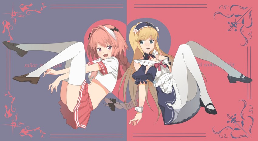 astolfo and chevalier d'eon (fate and 2 more) drawn by 2l_(2lsize)