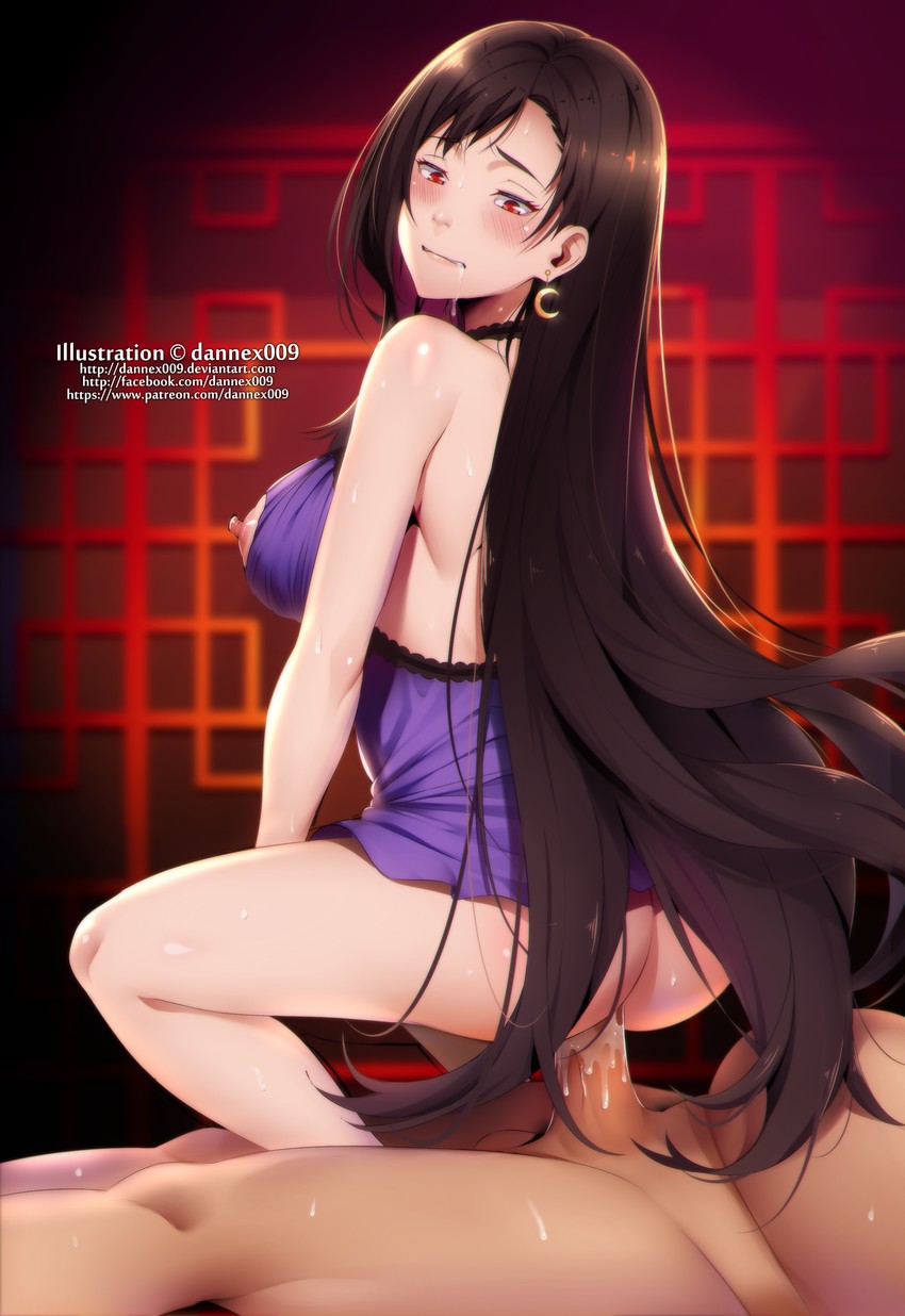 tifa lockhart (final fantasy and 2 more) drawn by dannex009