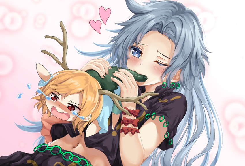 kicchou yachie and himemushi momoyo (touhou) drawn by kaeranu_kaeru