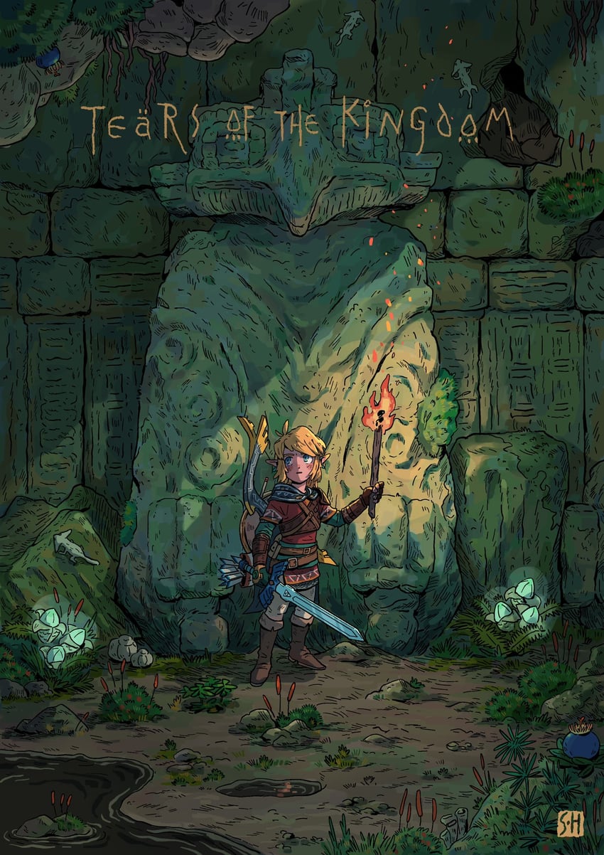 link (the legend of zelda and 1 more) drawn by shuangshuanghao