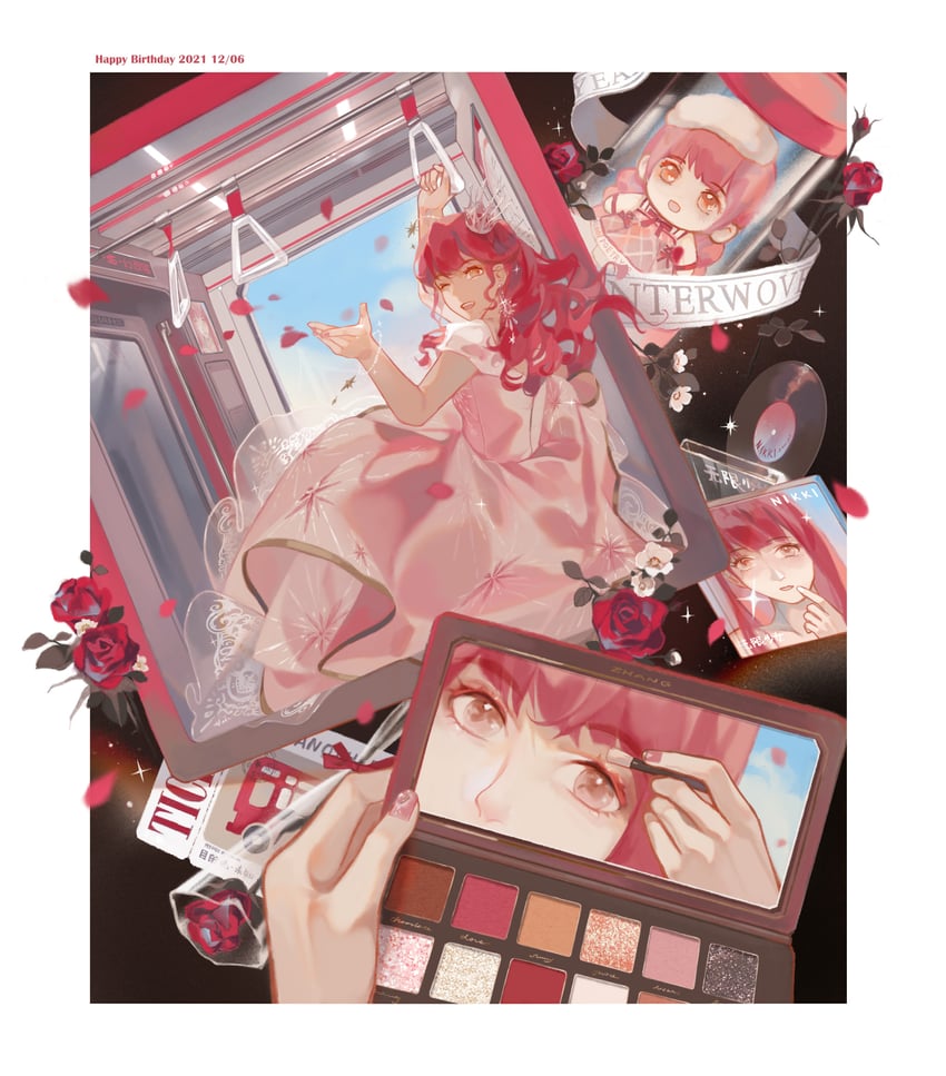 nikki, bloom poetry, and heartwarming flame (nikki and 1 more) drawn by stars_zhangzhang