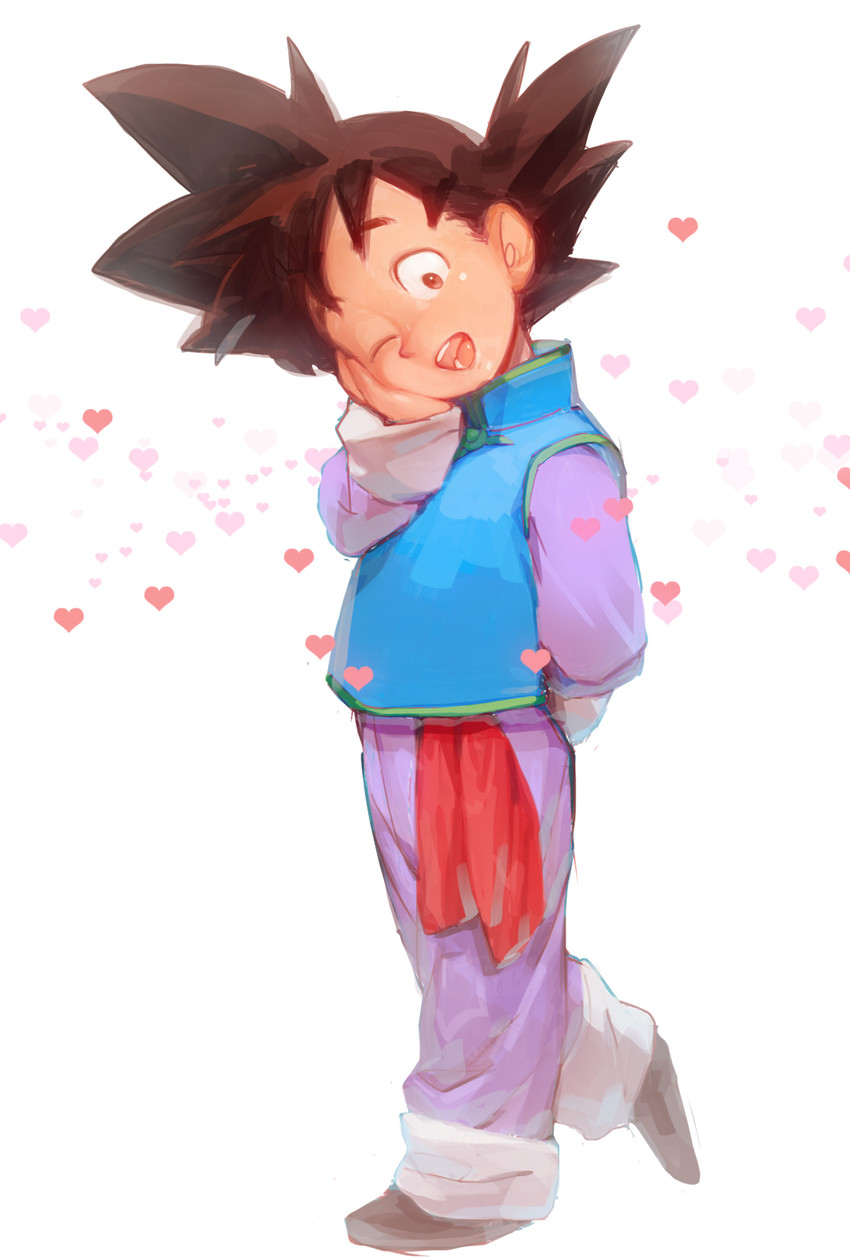 son goten (dragon ball and 1 more) drawn by supobi