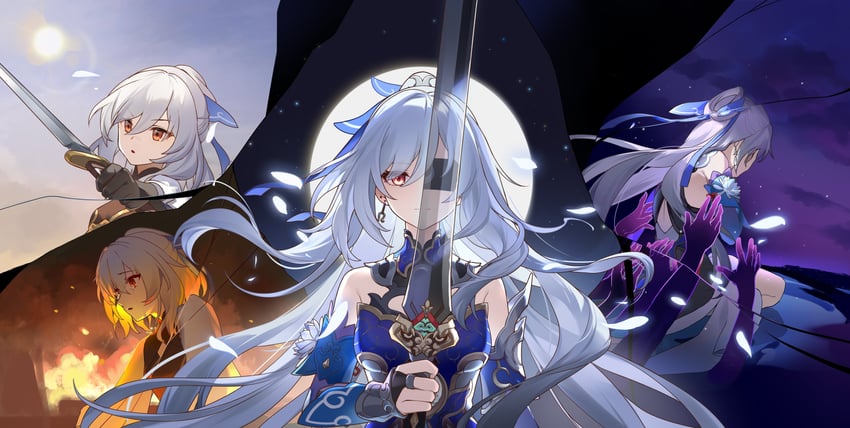 jingliu (honkai and 1 more) drawn by toma_bilibili