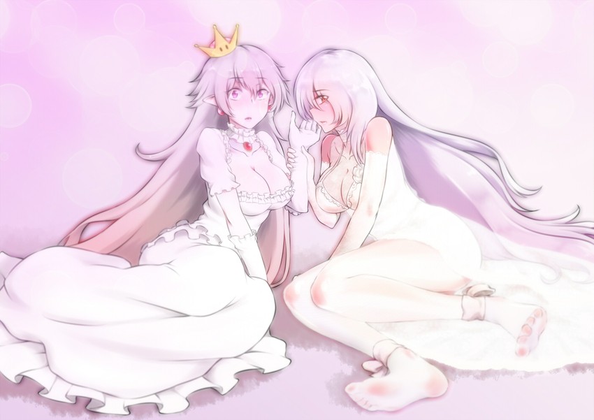 princess king boo and pk (girls' frontline and 2 more) drawn by yamauchi_(conan-comy)