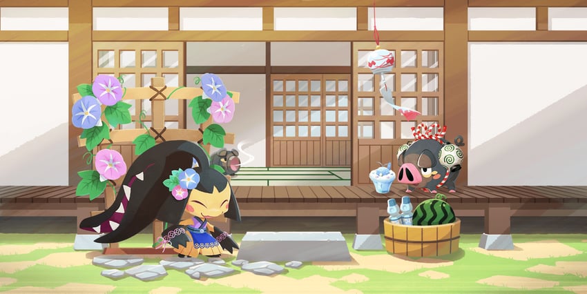mawile, swablu, chimecho, and lechonk (pokemon and 1 more)