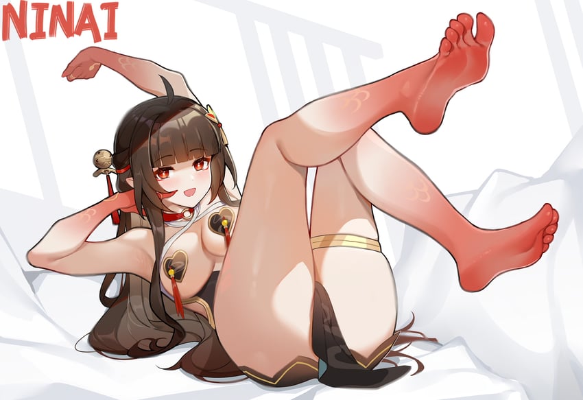 lingsha (honkai and 1 more) drawn by ninai