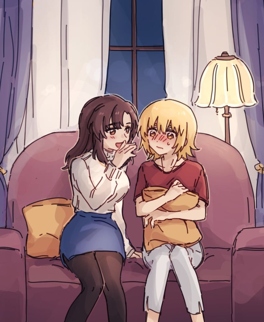 cagalli yula athha and murrue ramius (gundam and 3 more) drawn by shiro_kunugi