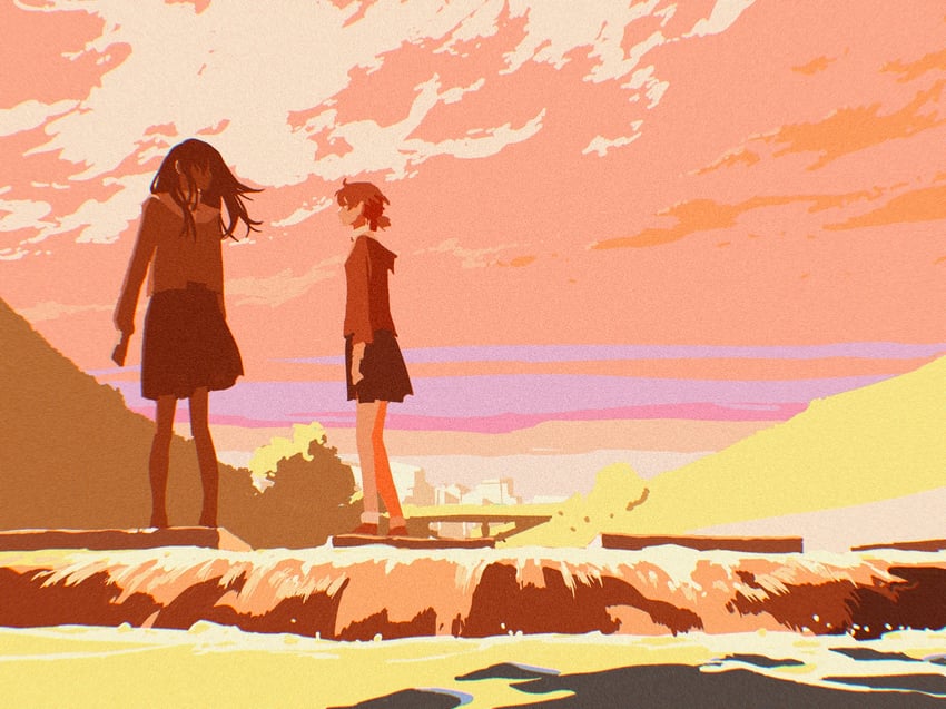 koito yuu and nanami touko (yagate kimi ni naru) drawn by 55bata6rou