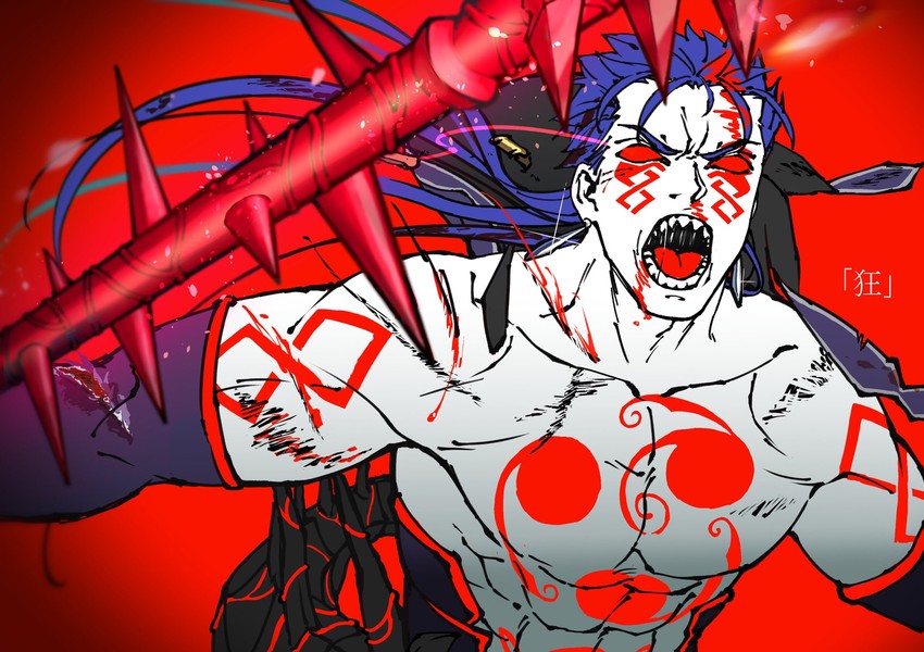 cu chulainn and cu chulainn alter (fate and 1 more) drawn by ohagi_(takao)