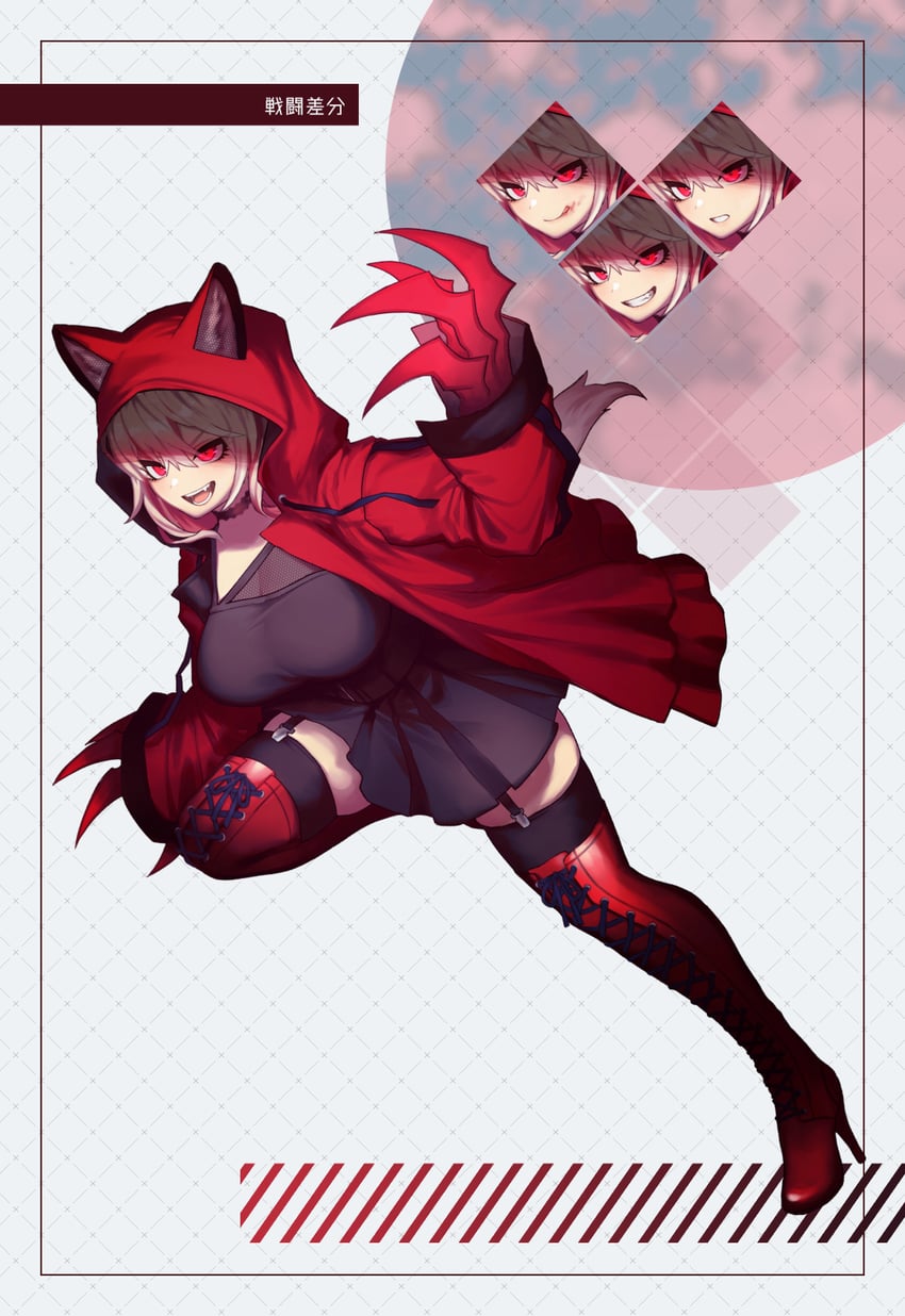 little red riding hood (original and 1 more) drawn by oshiruko_( 
