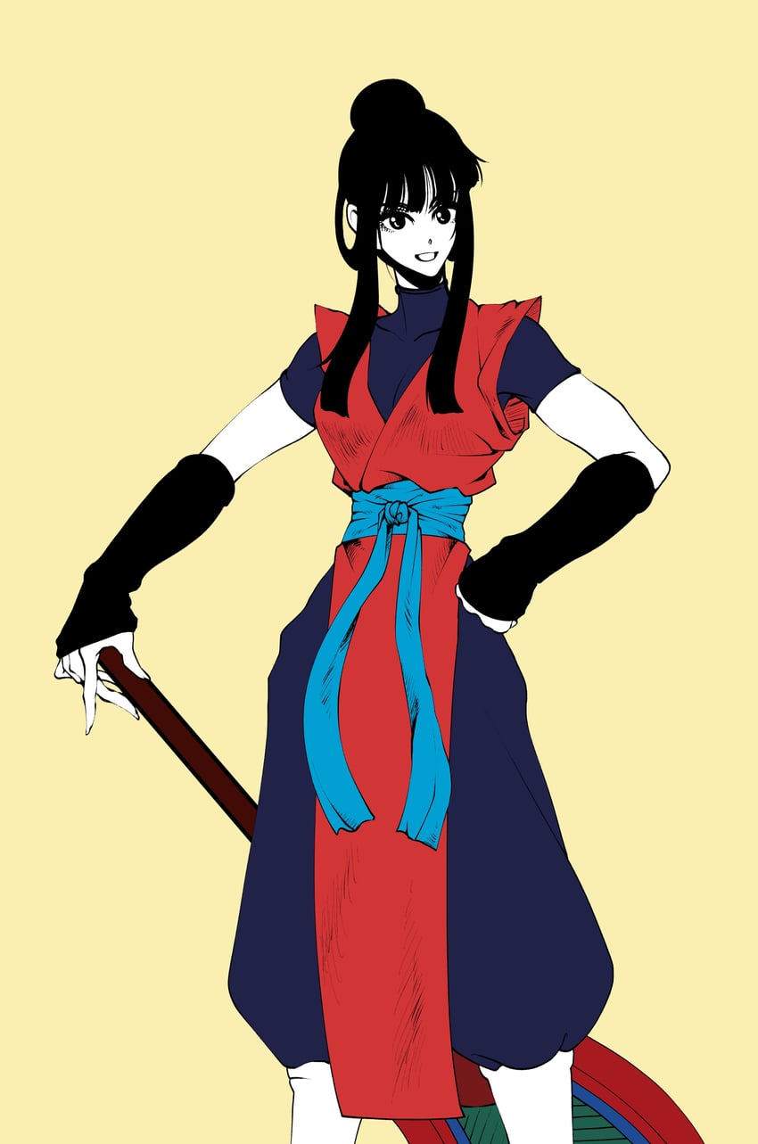 chi-chi (dragon ball and 1 more) drawn by clinrollmuri