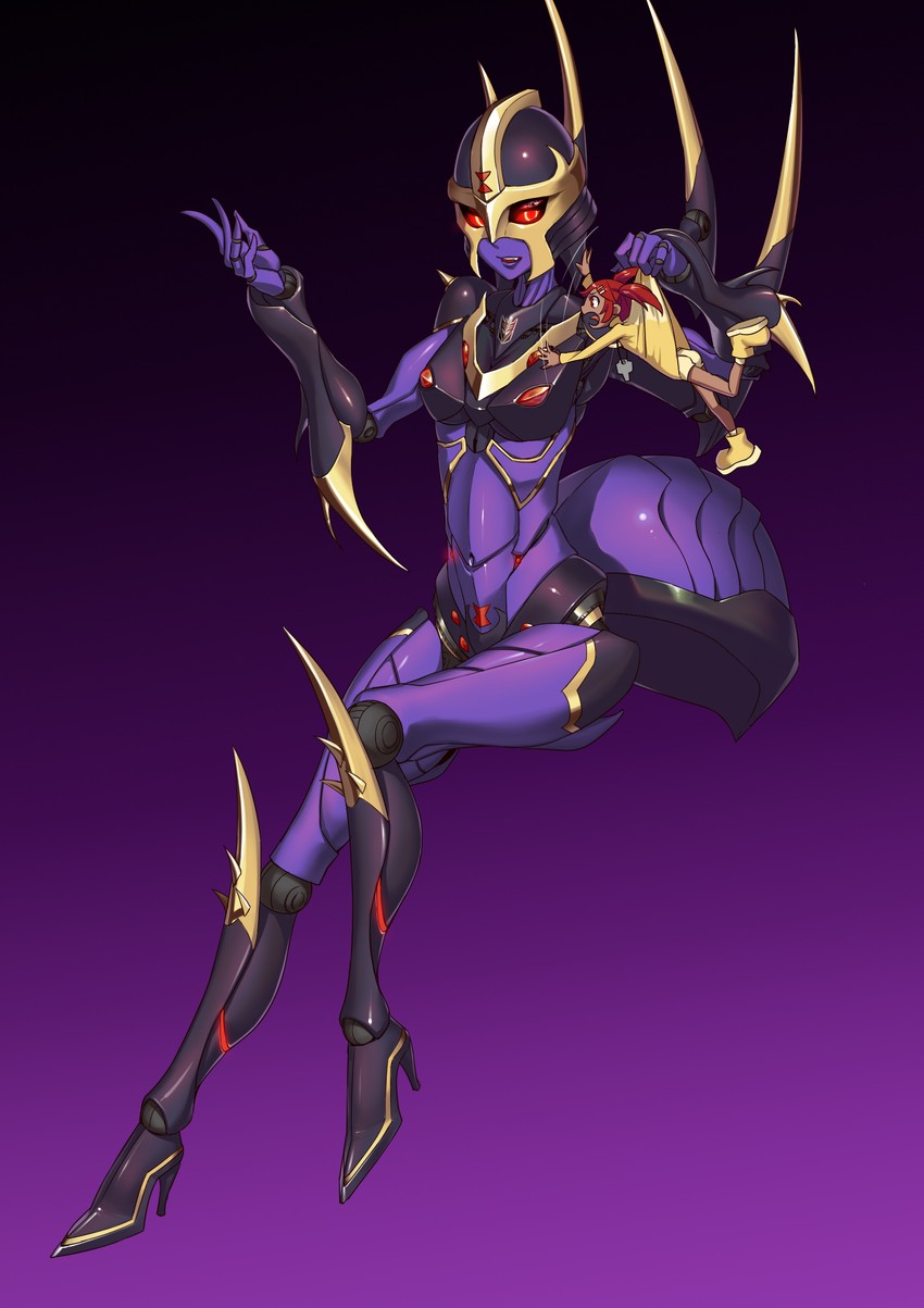 blackarachnia and sari sumdac (transformers and 1 more) drawn by huai_diao_de_zongzi