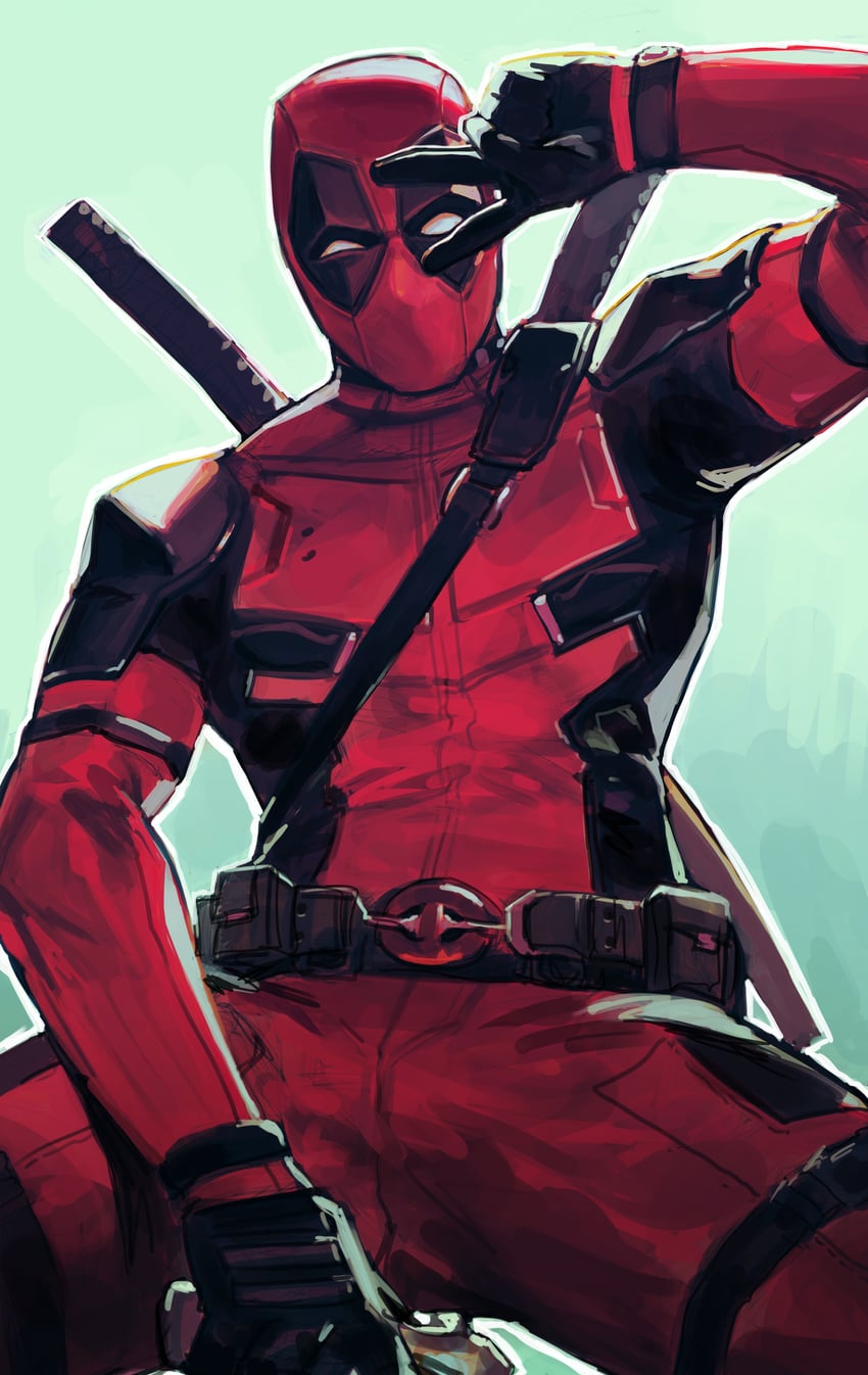 deadpool (marvel and 1 more) drawn by p_(pm_611a)