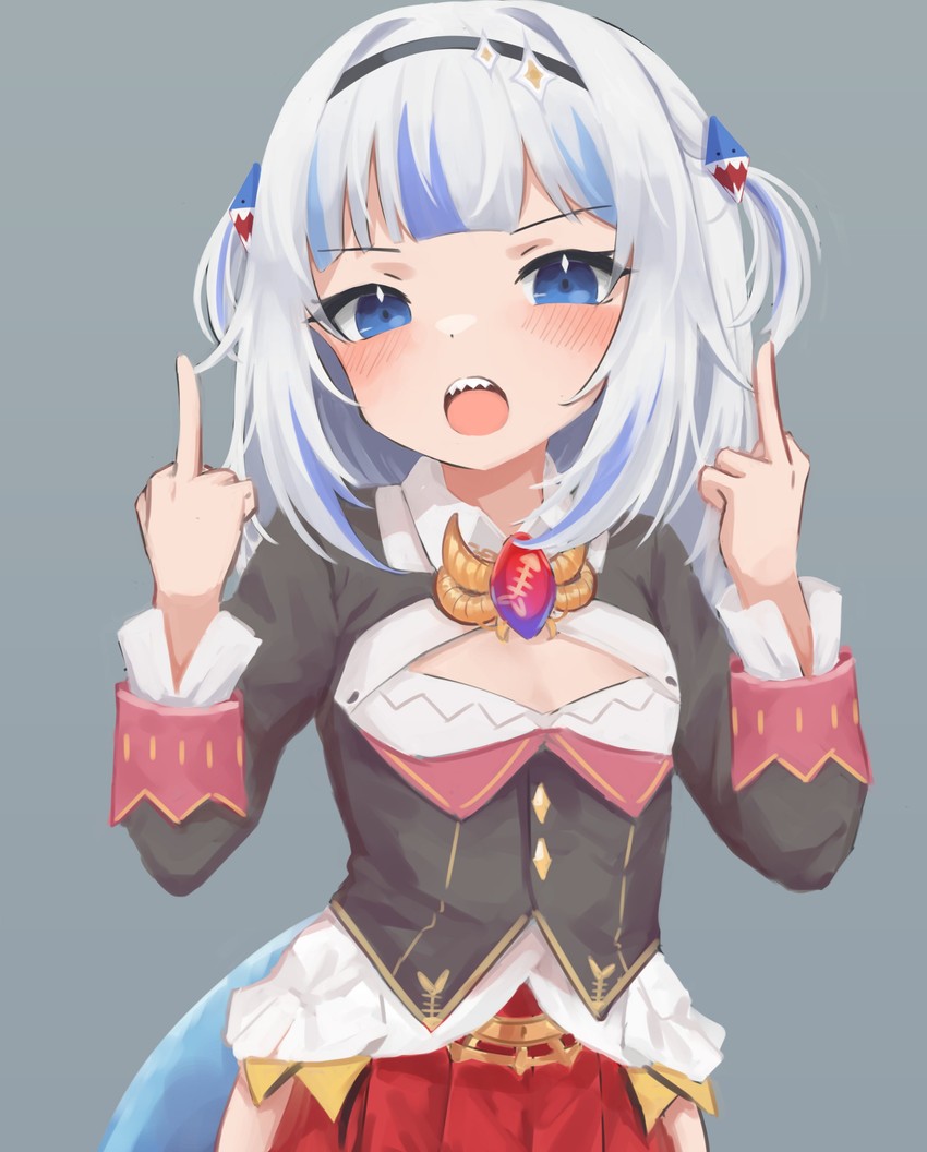 gawr gura and kiryu coco (hololive and 1 more) drawn by klaius
