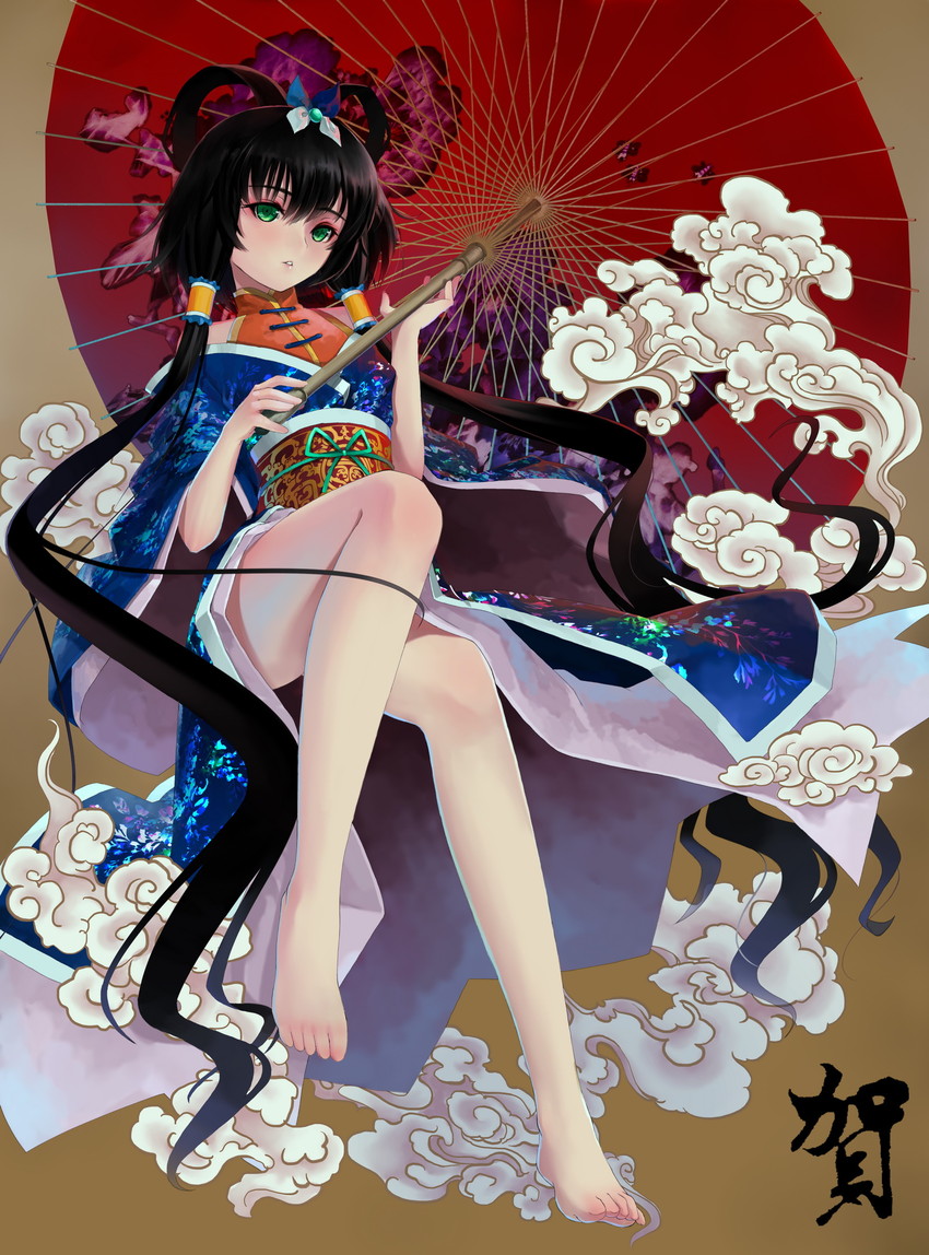 luo tianyi (vocaloid and 1 more) drawn by okingjo