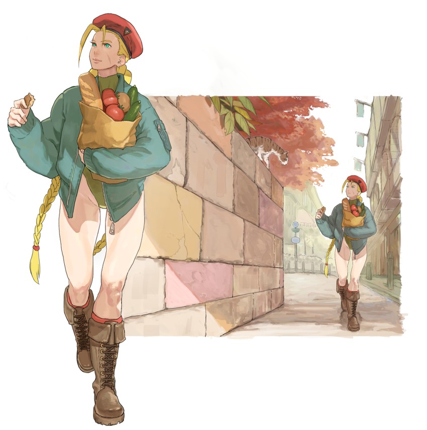 cammy white (street fighter and 1 more) drawn by sora-bakabon