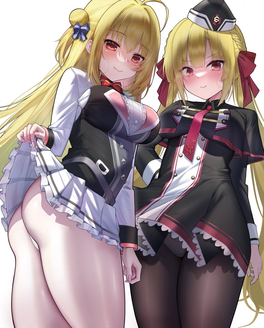 arihara nanami and izumi hiyori (riddle joker and 1 more) drawn by jihua_tong
