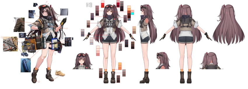 dinergate and mayling shen (girls' frontline and 1 more) drawn by wanzi_chi_baozi
