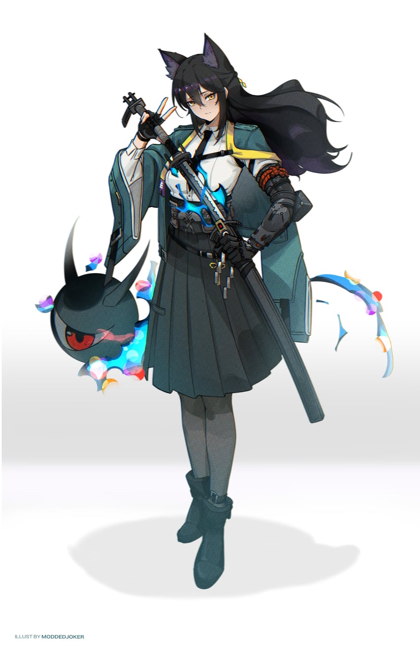 hoshimi miyabi, blake belladonna, and tailless (zenless zone zero and 1 more) drawn by moddedjoker
