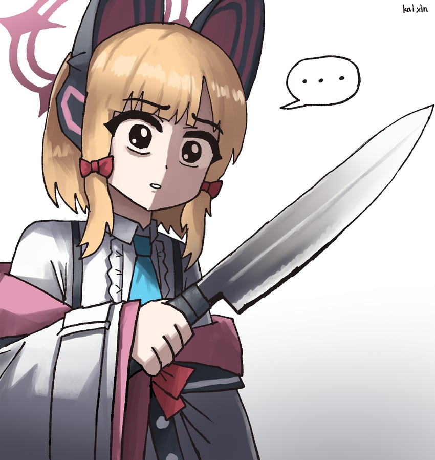 momoi (blue archive and 1 more) drawn by kai_xin