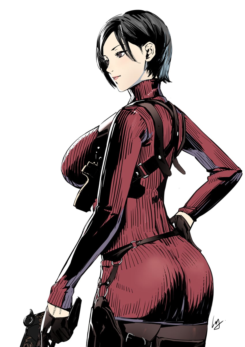 ada wong (resident evil and 1 more) drawn by club3