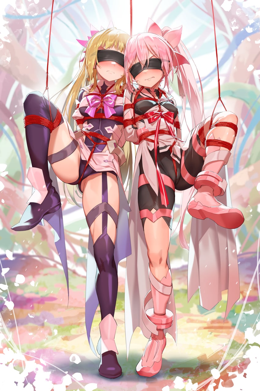 yuuki yuuna and nogi sonoko (yuusha de aru and 1 more) drawn by michairu
