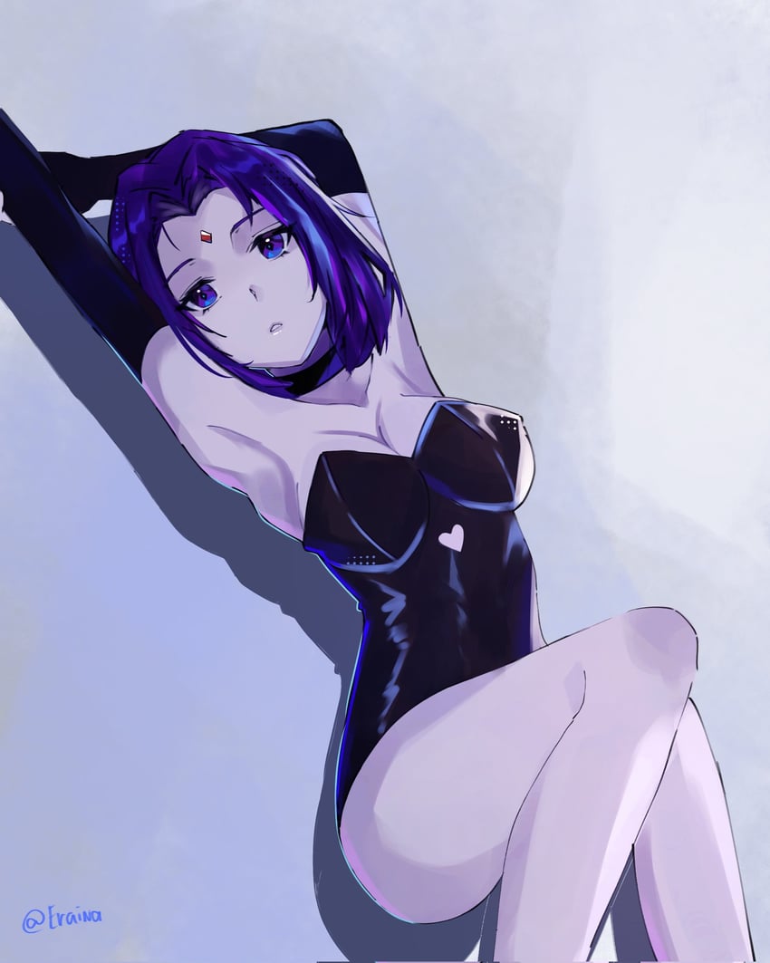 raven (dc comics and 1 more) drawn by hainomajoeraina
