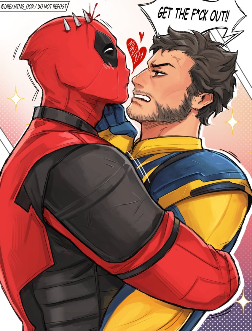 wolverine and deadpool (marvel and 4 more) drawn by dreaming_oor