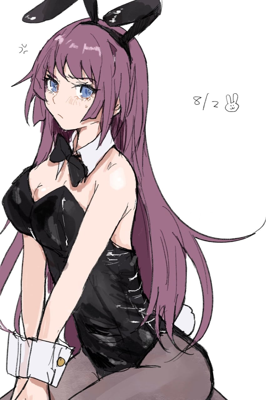 senjougahara hitagi (monogatari and 1 more) drawn by valhalla0707