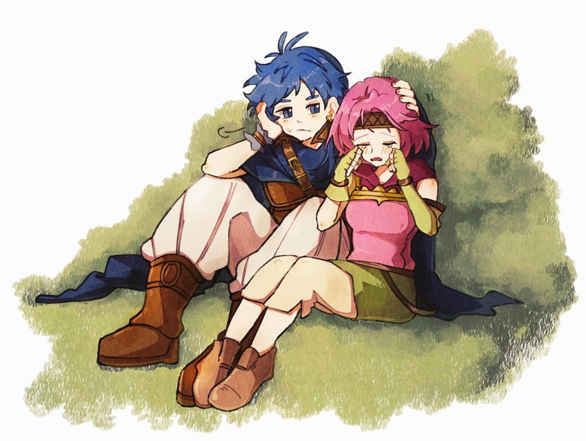 neimi and colm (fire emblem and 1 more) drawn by neeeeeeega_2025