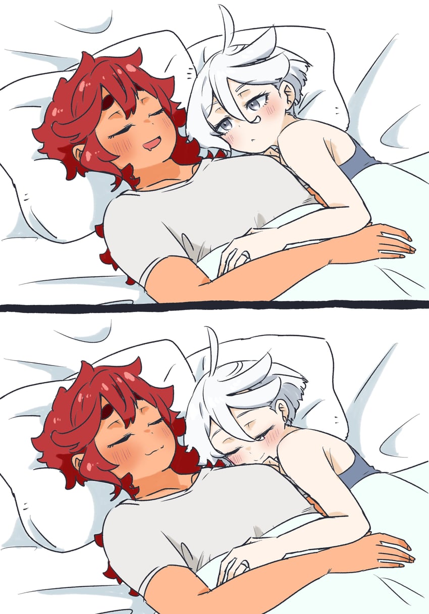 suletta mercury and miorine rembran (gundam and 1 more) drawn by be_go_ichi