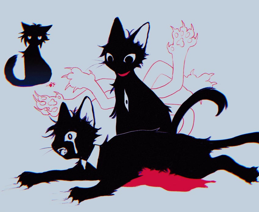 sunny, omori, something, and stranger (omori) drawn by omo_taru